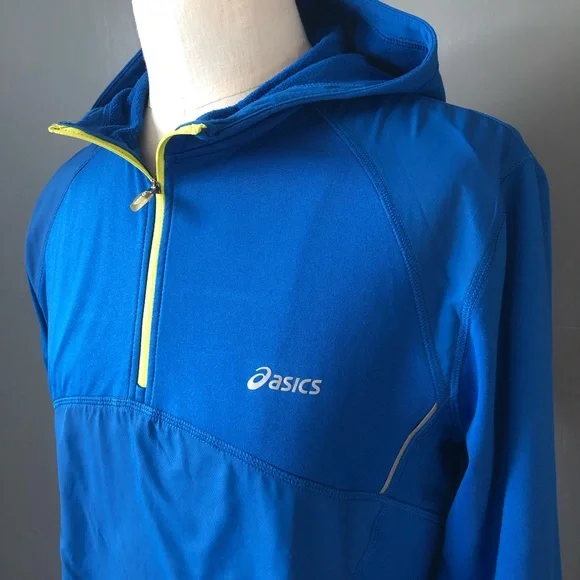Asics Shirts Mens Asics Hoodie Running Sweat Size S Poshmark